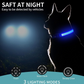 My Trackers LED Pet Collar Light with AirTag Integration - Red