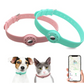 Silicone Anti-Lost Cat Collar with Airtag Pocket - Pink