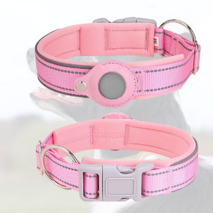 My Trackers Pink Anti-Lost AirTag Dog Collar