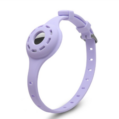 My Trackers Silicone Anti-Lost Cat Collar - Purple