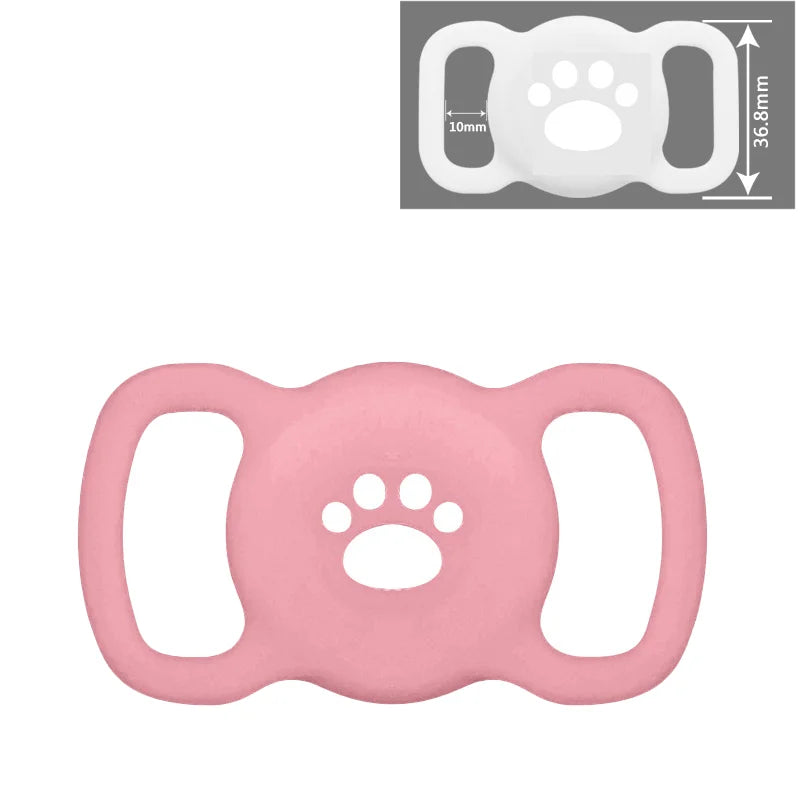 My Tracker Silicone AirTag Dog Collar Holder