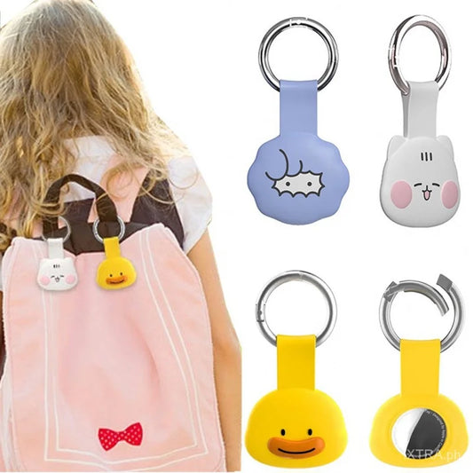 Duck Cartoon AirTag Protector Cover for Kids and Adults