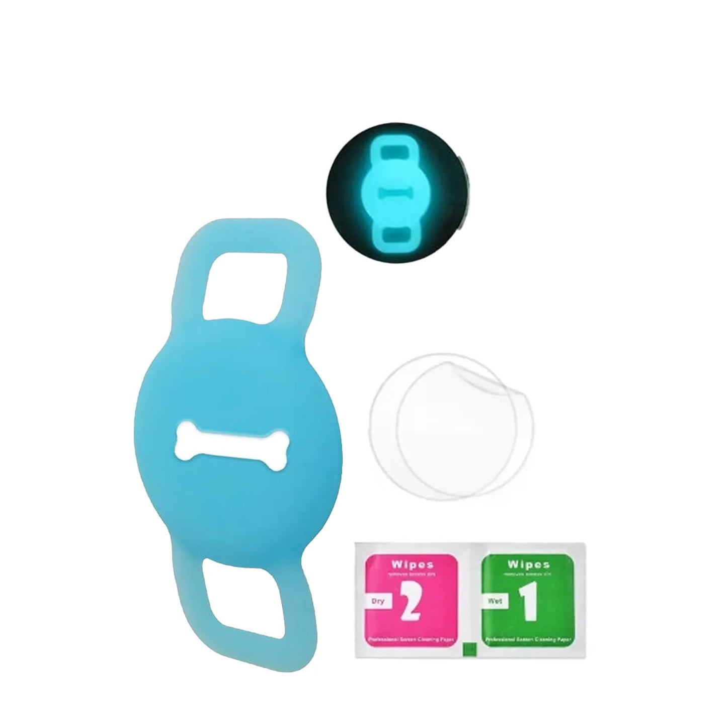 My Tracker Silicone AirTag Dog Collar Holder