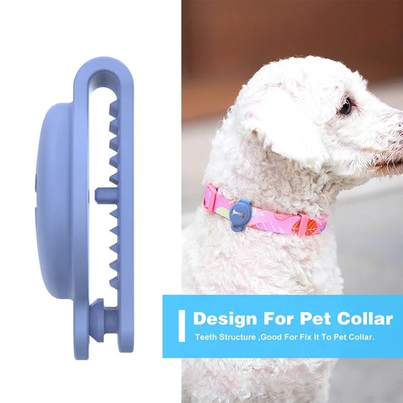 My Tracker Silicone Protective Case Holder for AirTag - 1.4 Inch Pet Collar Cover