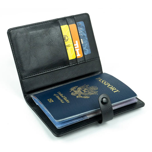 My Trackers RFID Leather Wallet with Smart GPS AirTag Tracker