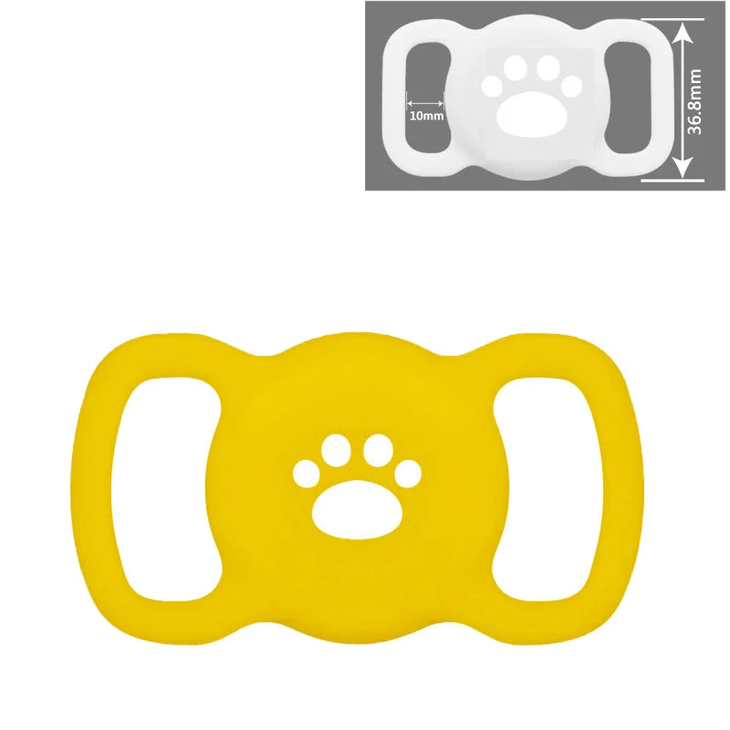 My Tracker Silicone AirTag Dog Collar Holder