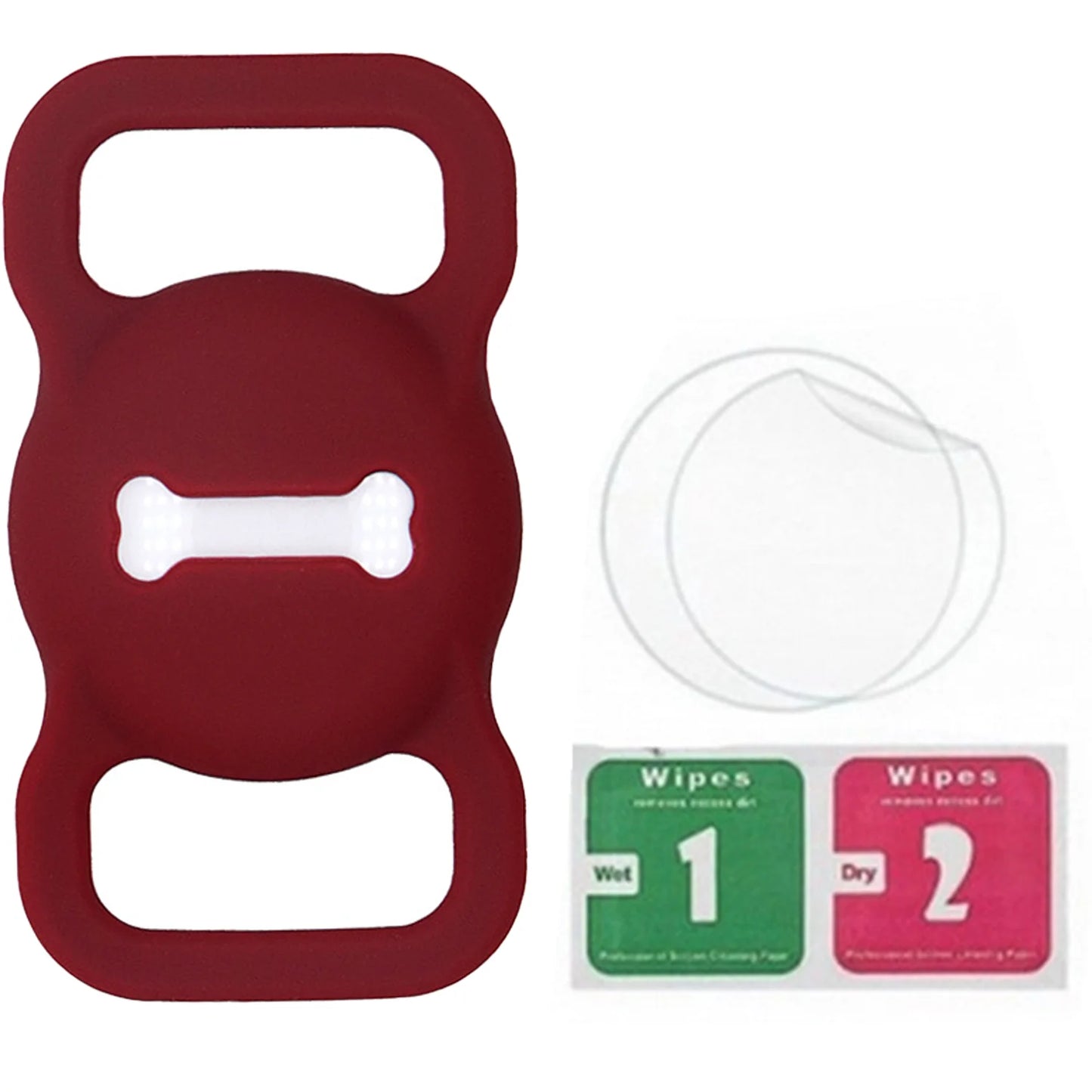 My Tracker Silicone AirTag Dog Collar Holder