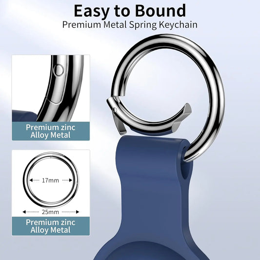 My Trackers Silicone Keychain Case for AirTag - Secure Your Essentials