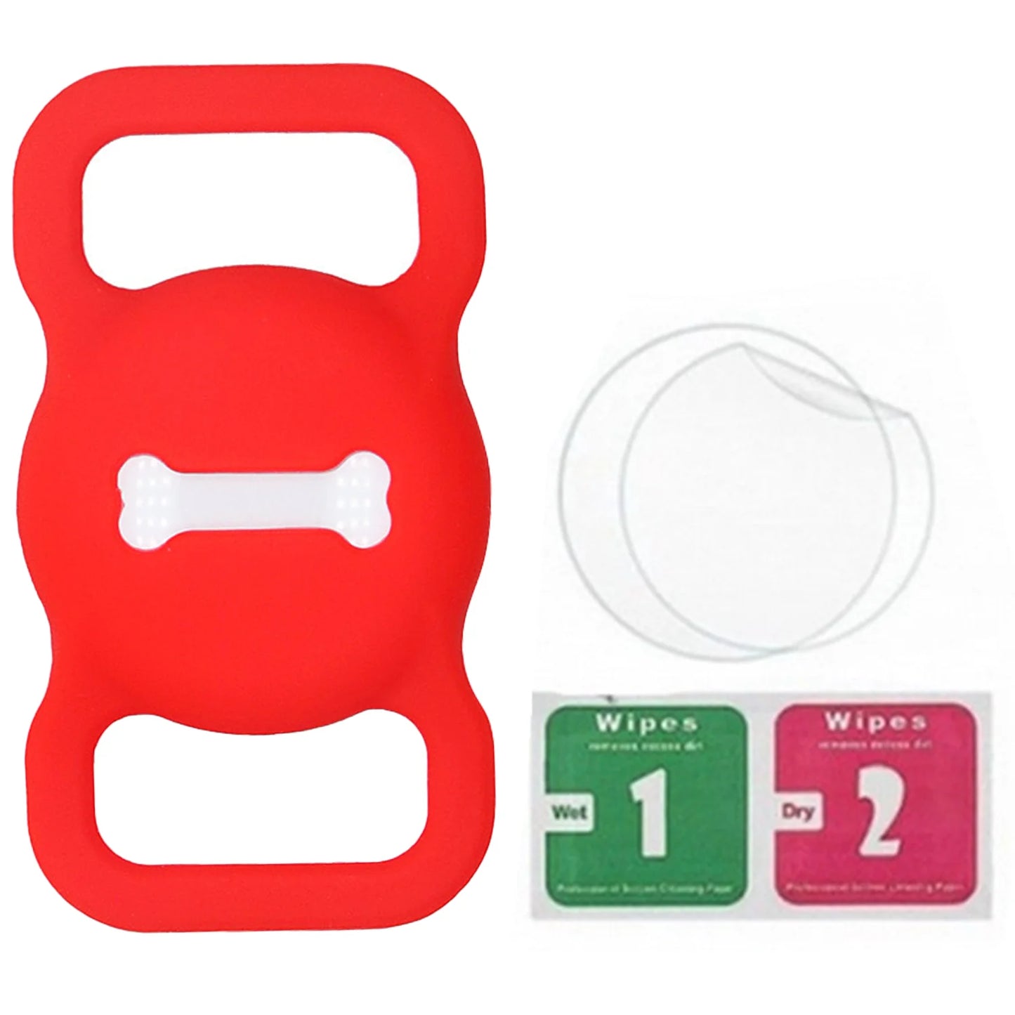 My Tracker Silicone AirTag Dog Collar Holder