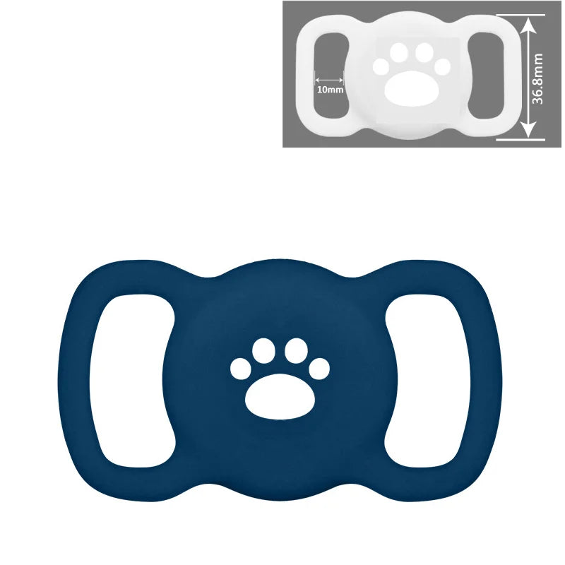 My Tracker Silicone AirTag Dog Collar Holder