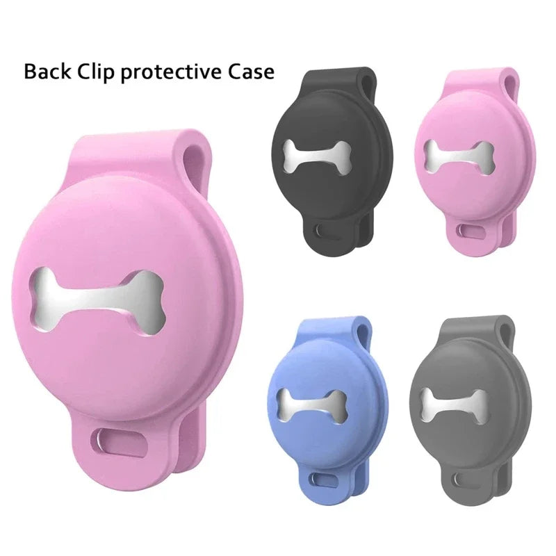 My Tracker Silicone Protective Case Holder for AirTag - 1.4 Inch Pet Collar Cover