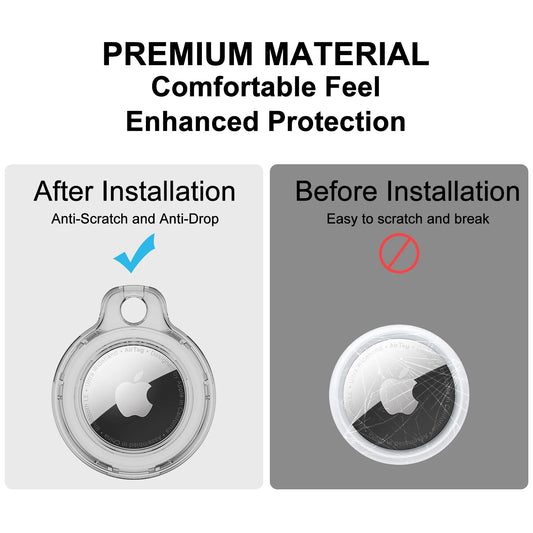 My Trackers: Hard PC Anti-Drop AirTag Keychain Case