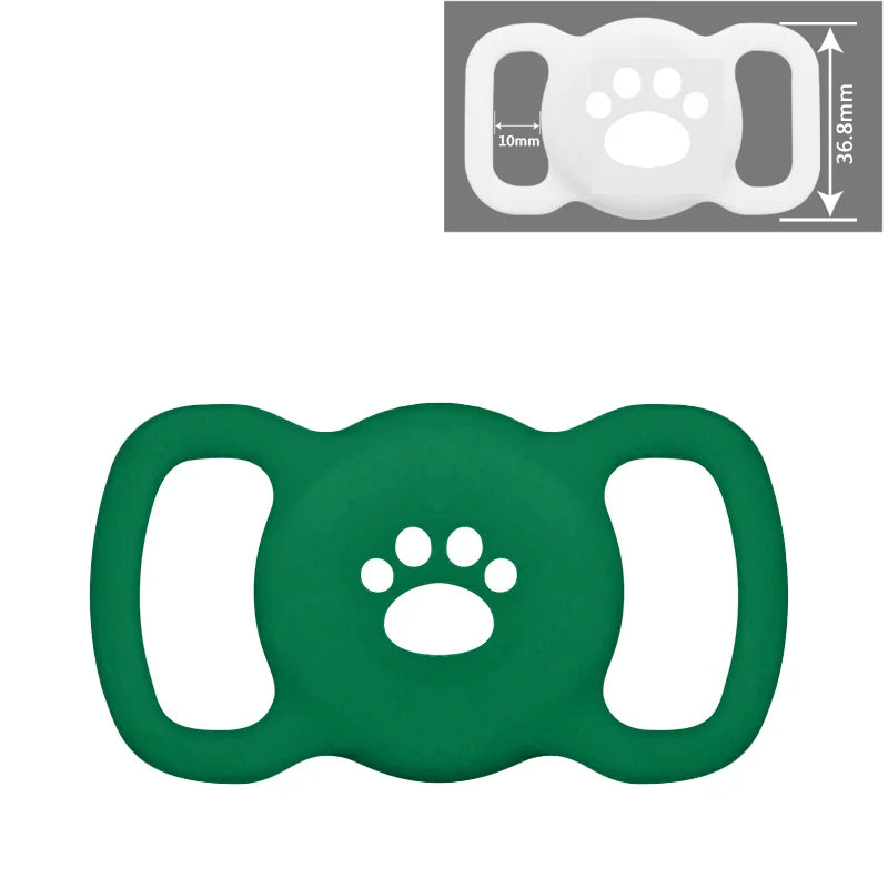 My Tracker Silicone AirTag Dog Collar Holder