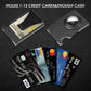 Sleek RFID Aluminium Card Holder with Cash Strap