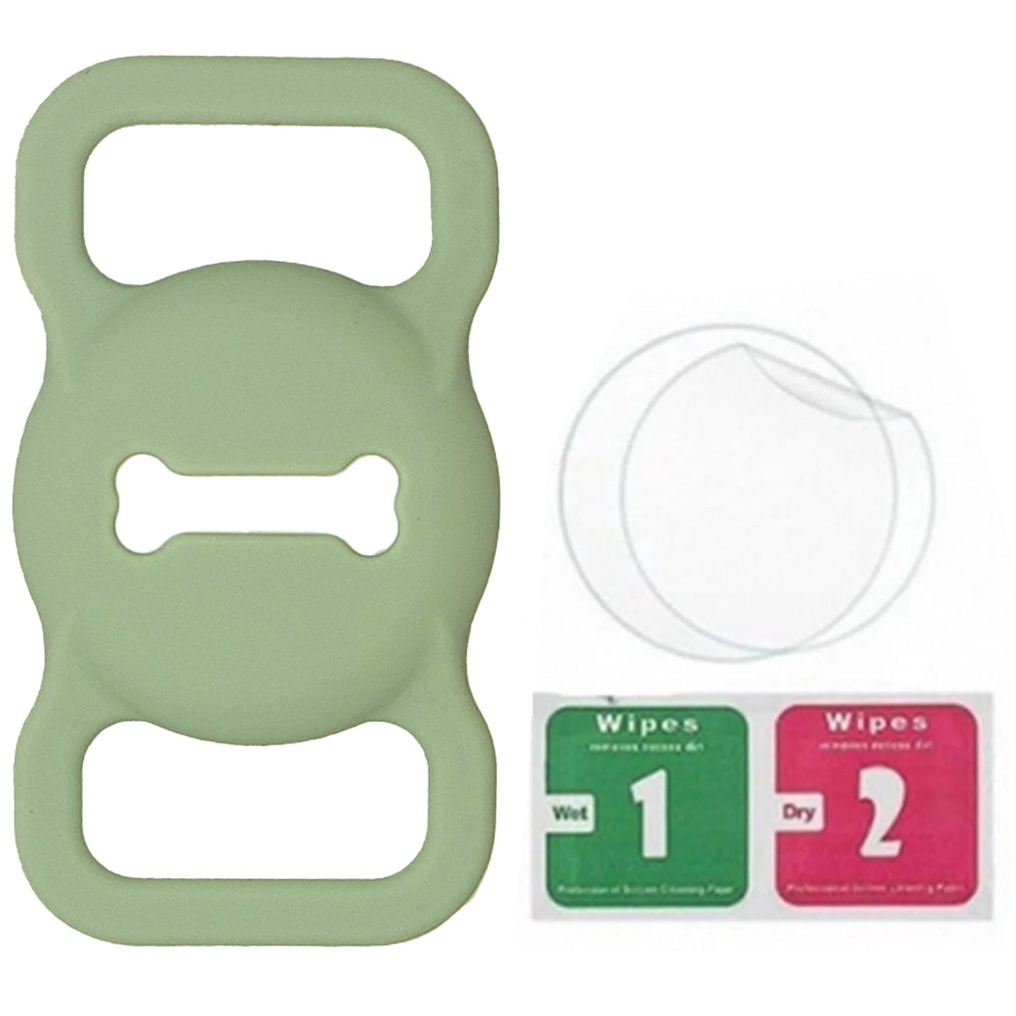 My Tracker Silicone AirTag Dog Collar Holder