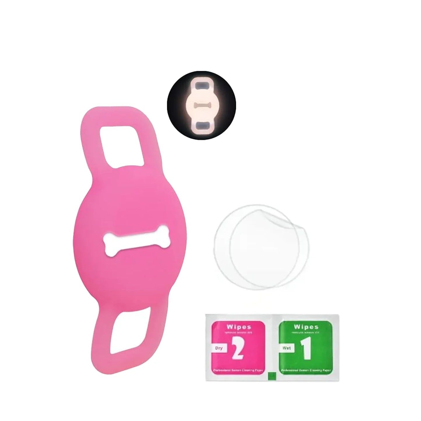 My Tracker Silicone AirTag Dog Collar Holder