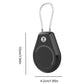 ALLOYSEED Waterproof AirTag Holder with Keyring and Wire Cable