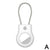 GRWIBEOU Secure Holder for Apple AirTag with Keychain Lock Case