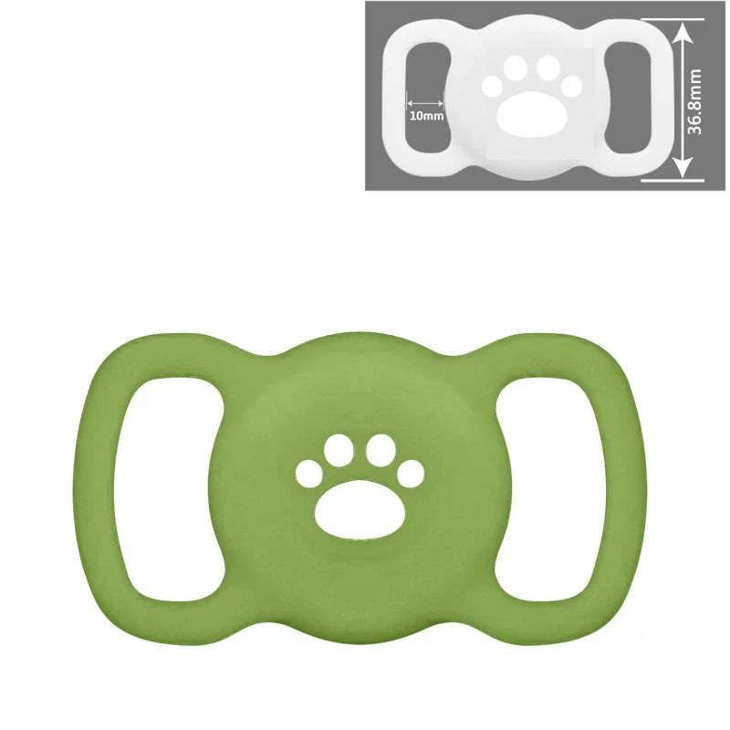 My Tracker Silicone AirTag Dog Collar Holder