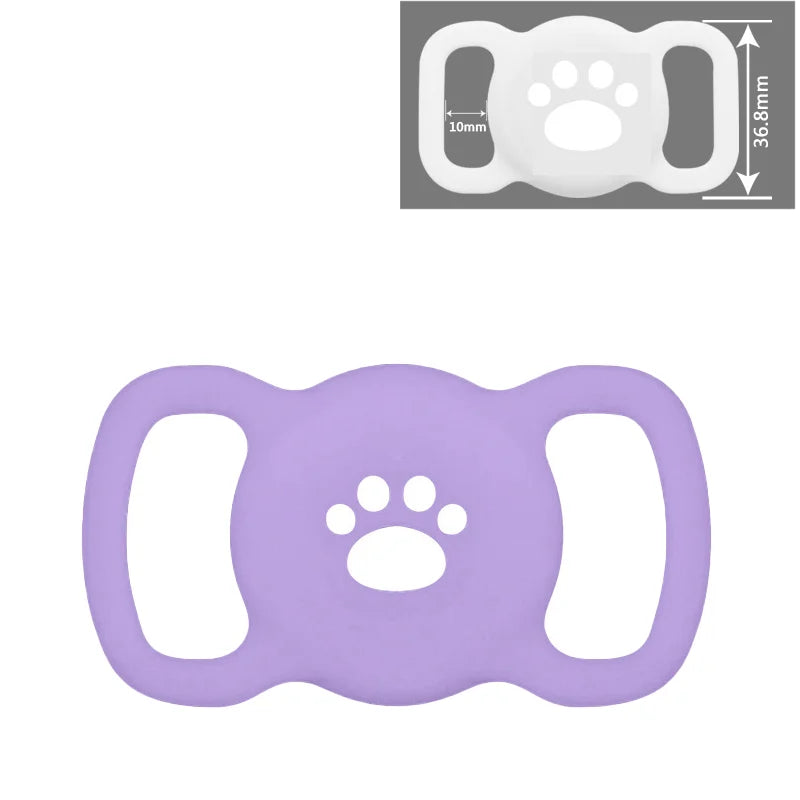 My Tracker Silicone AirTag Dog Collar Holder