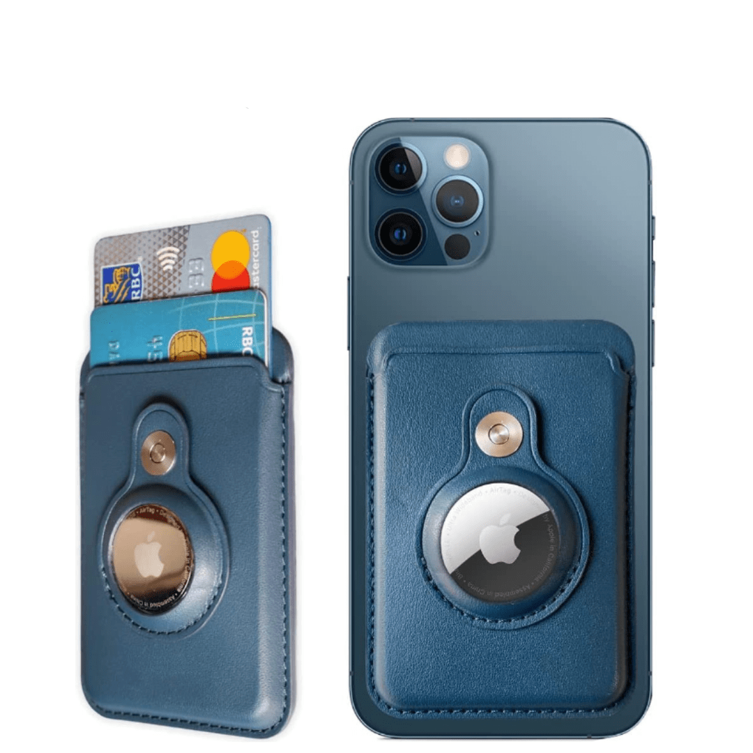 AirTag Magnetic Case - Stylish Silicone Wallet for iPhone